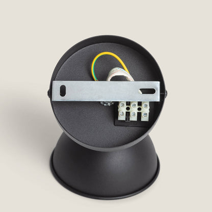 Lámpara de Pared Orientable Metal 1 Foco Emer Negro
