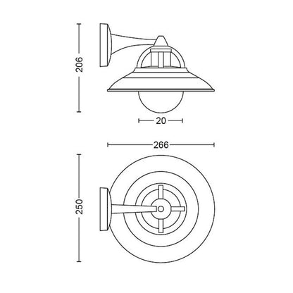Lámpara de Pared PHILIPS Cormorant