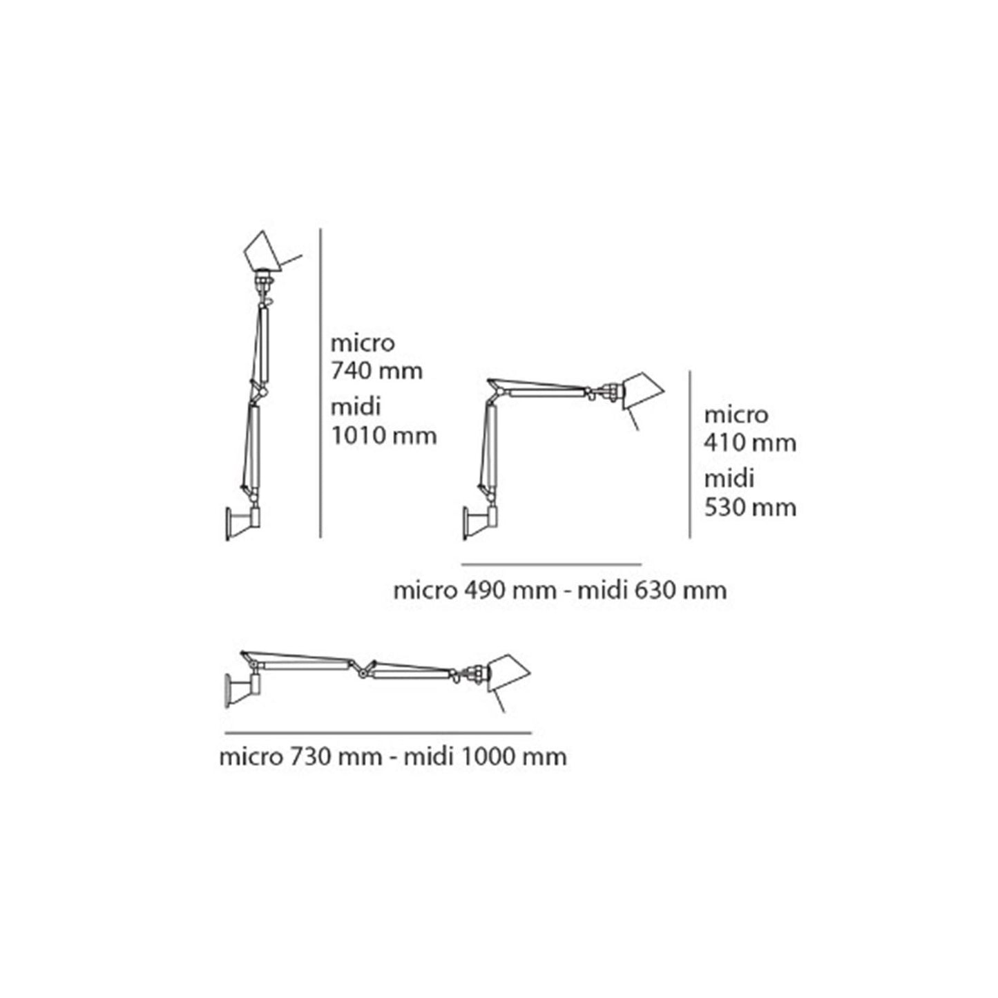 Lámpara de Pared Tolomeo Micro ARTEMIDE