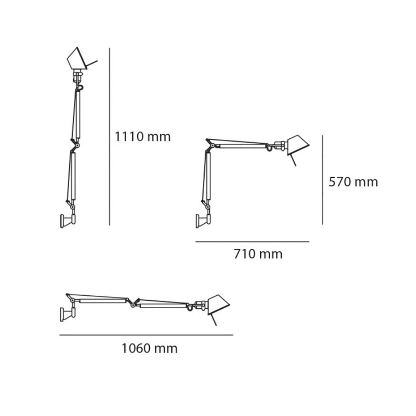 Lámpara de Pared Tolomeo Mini ARTEMIDE