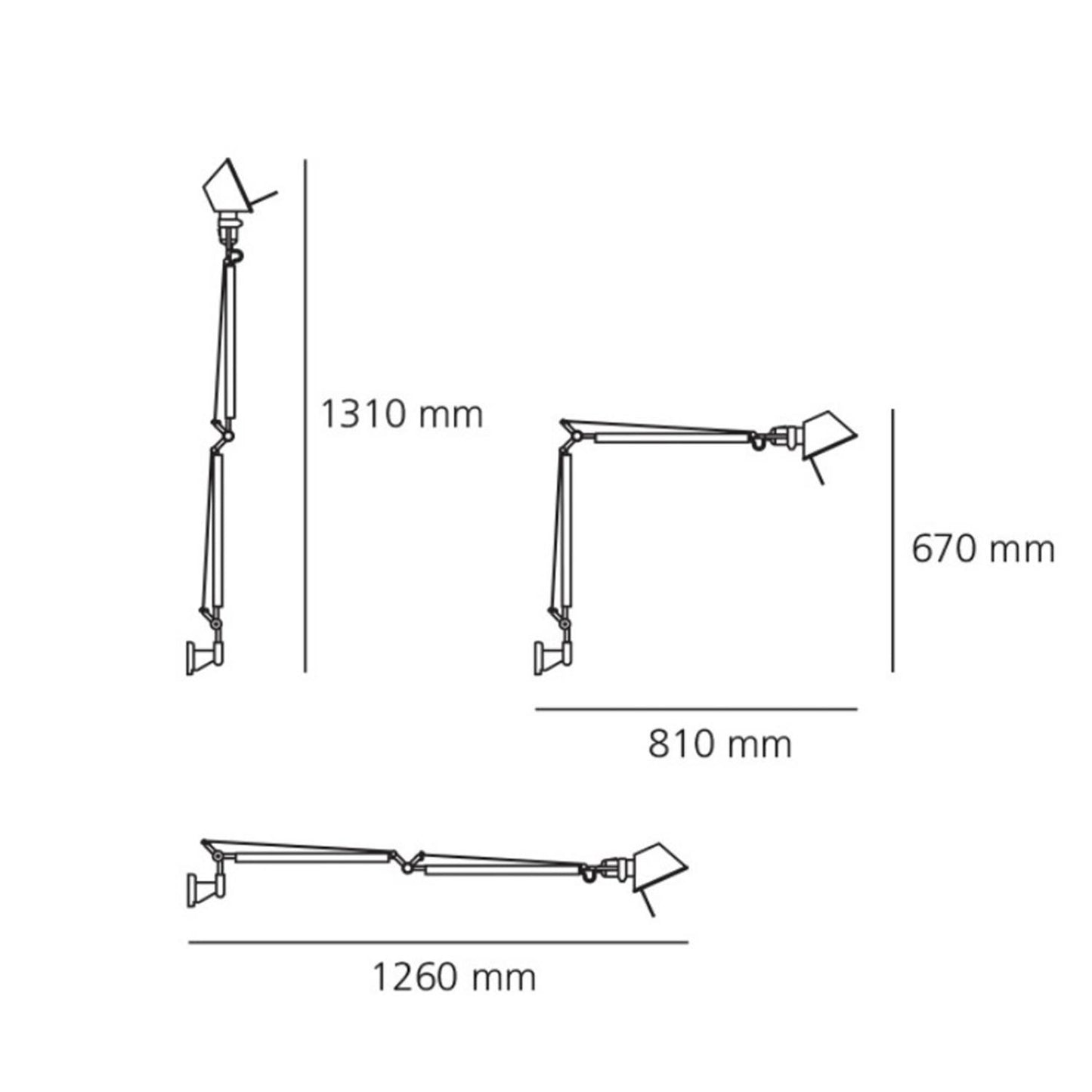 Lámpara de Pared Tolomeo Parete ARTEMIDE