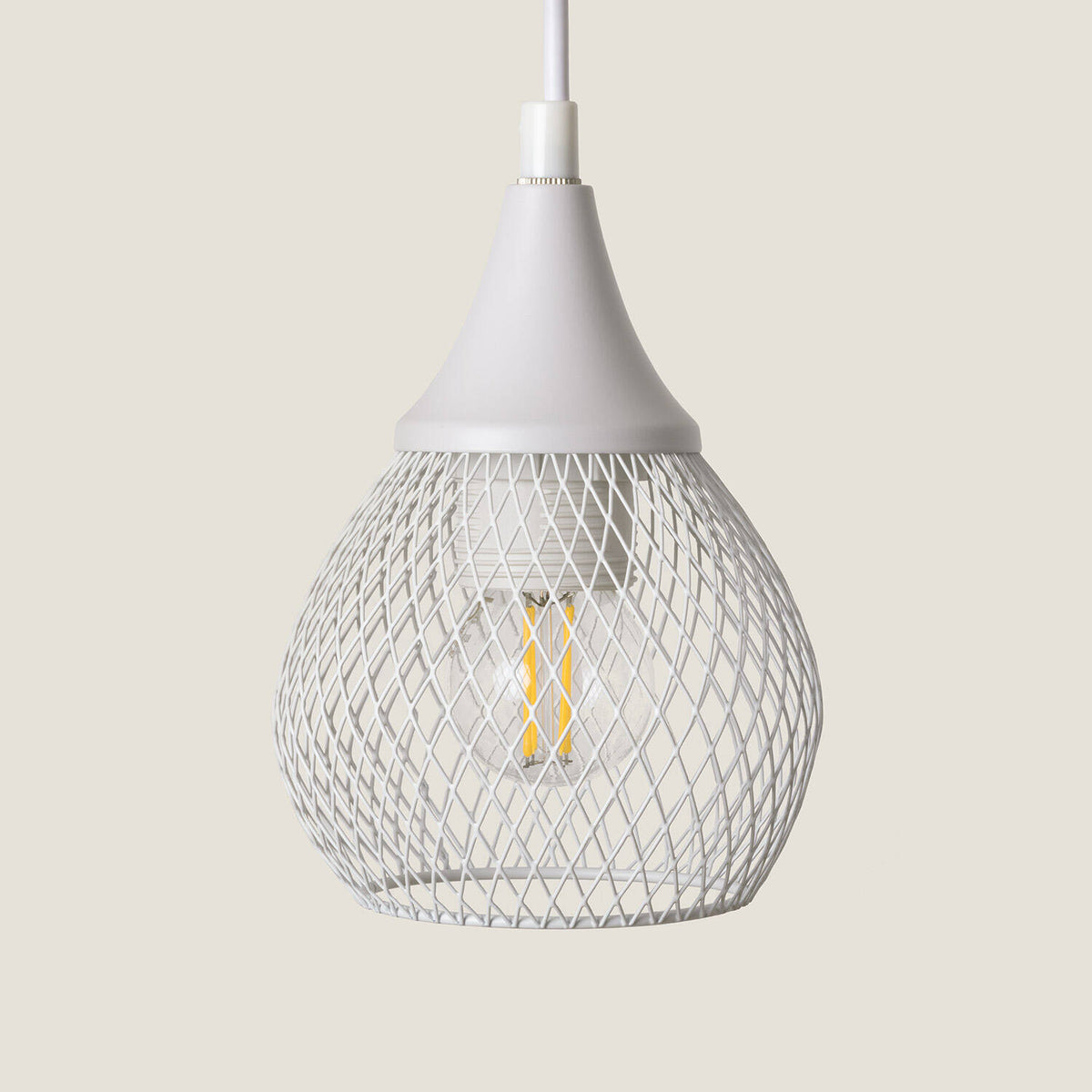 Lámpara de Pie Aluminio y Madera Monah