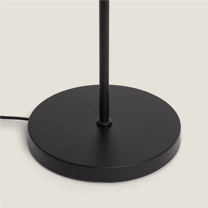 Lámpara de Pie Aluminio y Madera Monah
