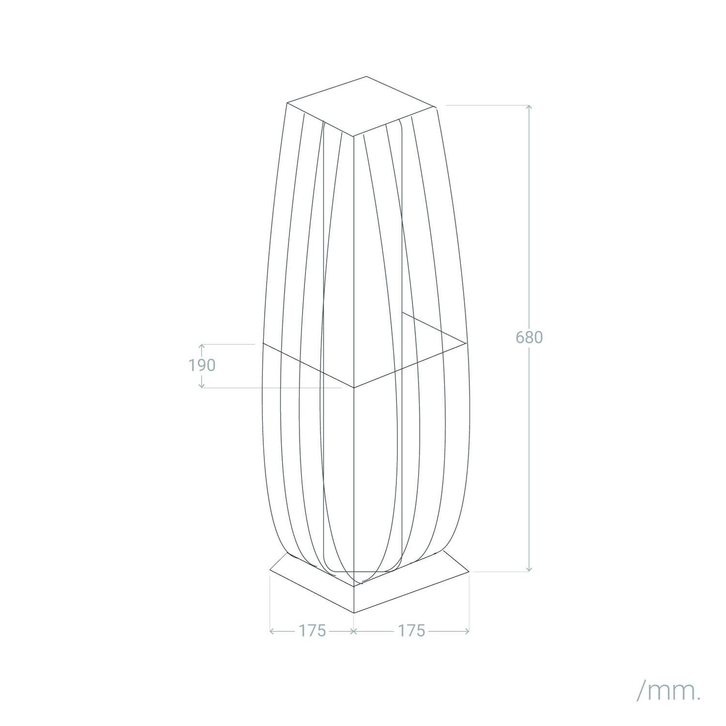 Lámpara de Pie Exterior LED Solar Ratán Arley