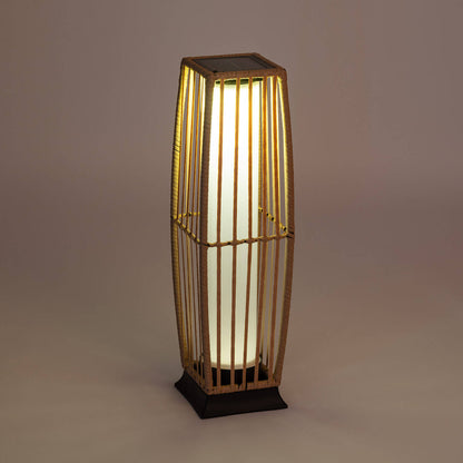 Lámpara de Pie Exterior LED Solar Ratán Arley
