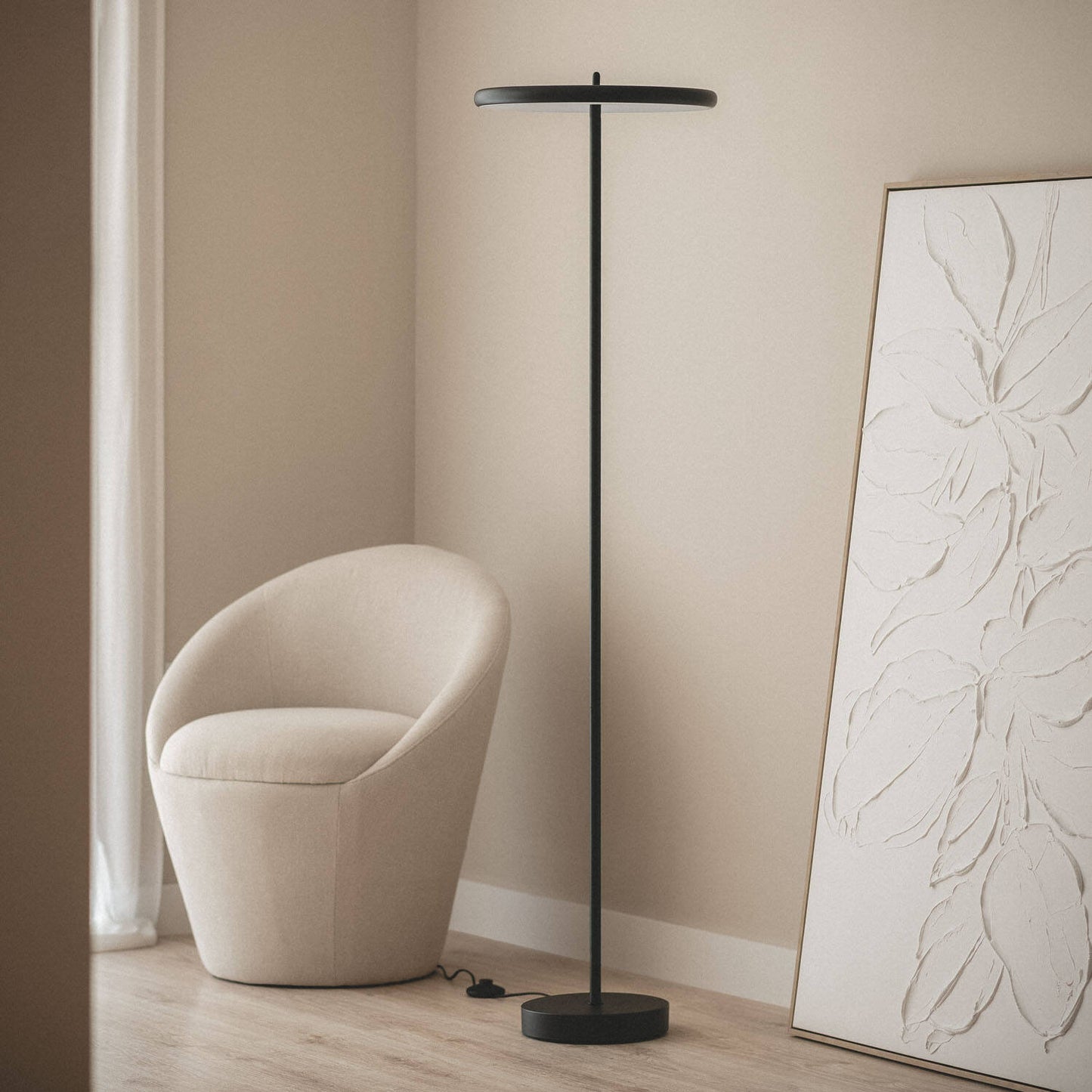 Lámpara de Pie LED 24W Metal CCT Seleccionable Meisel