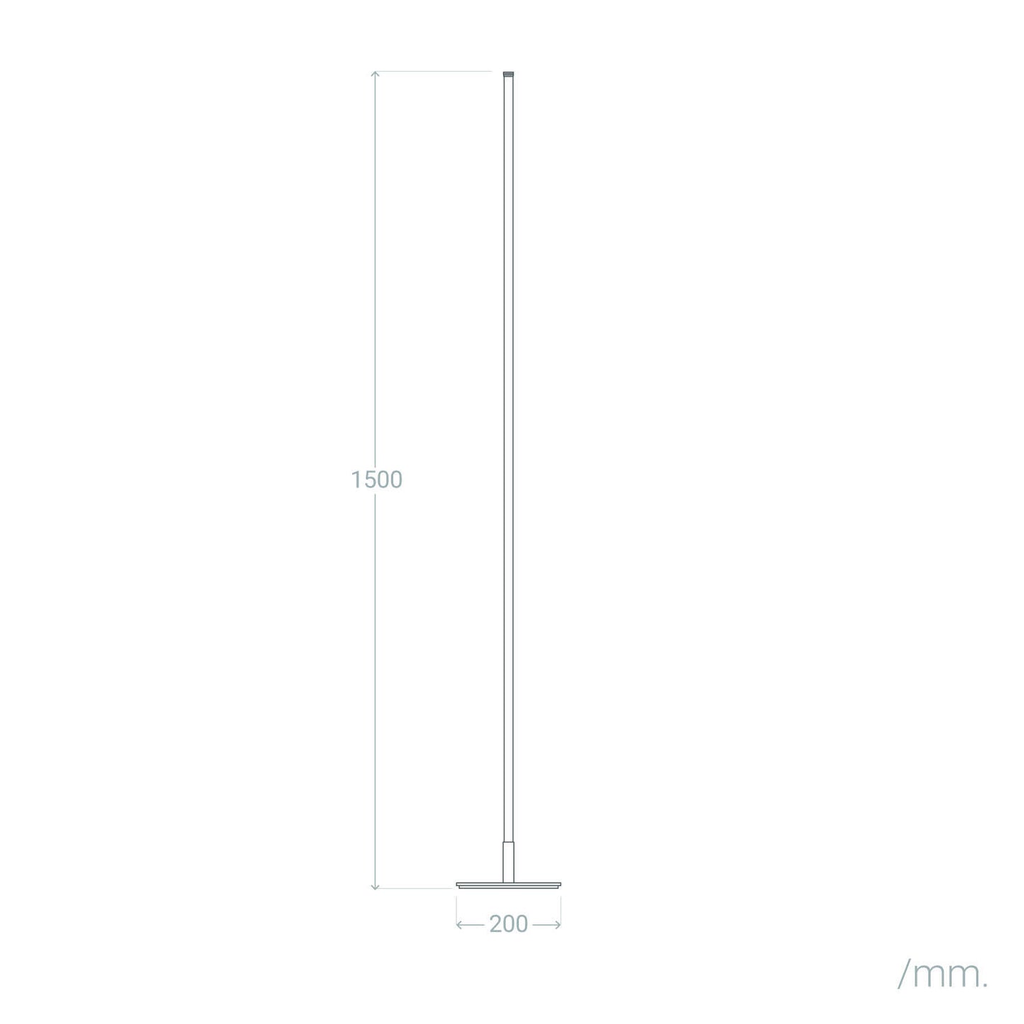 Lámpara de Pie LED 27W Aluminio Meghri