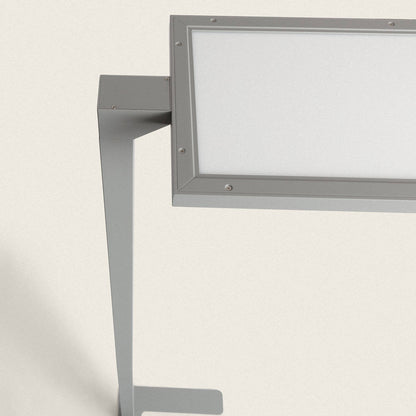 Lámpara de Pie LED 70W Aluminio Regulable Dos Caras con Detector de Movimiento SupremLight 3