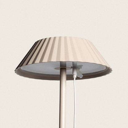Lámpara de Pie LED Portátil Exterior con Batería USB Recargable Metal Hoima