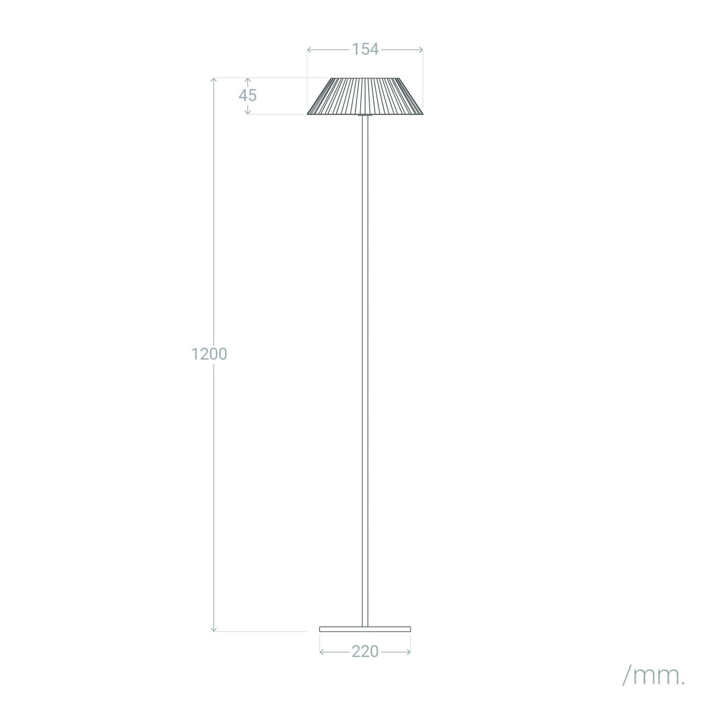 Lámpara de Pie LED Portátil Exterior con Batería USB Recargable Metal Hoima
