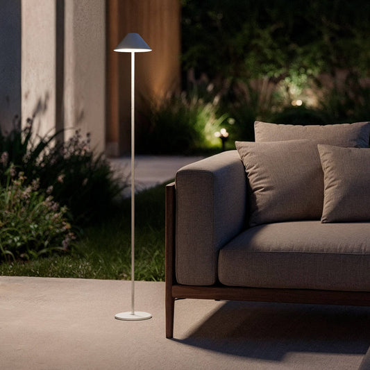 Lámpara de Pie LED Portátil para Exterior con Batería USB Recargable Metal Kivuli