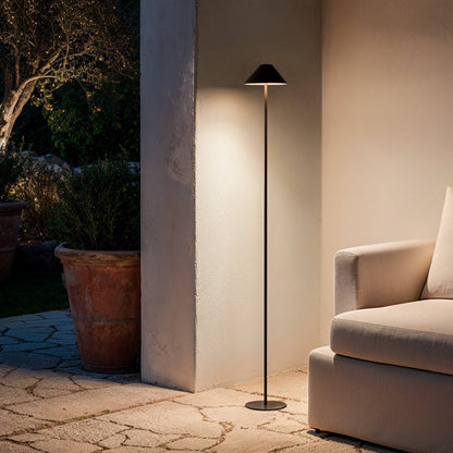Lámpara de Pie LED Portátil para Exterior con Batería USB Recargable Metal Kivuli