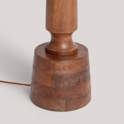 Lámpara de Pie Madera Kehna ILUZZIA