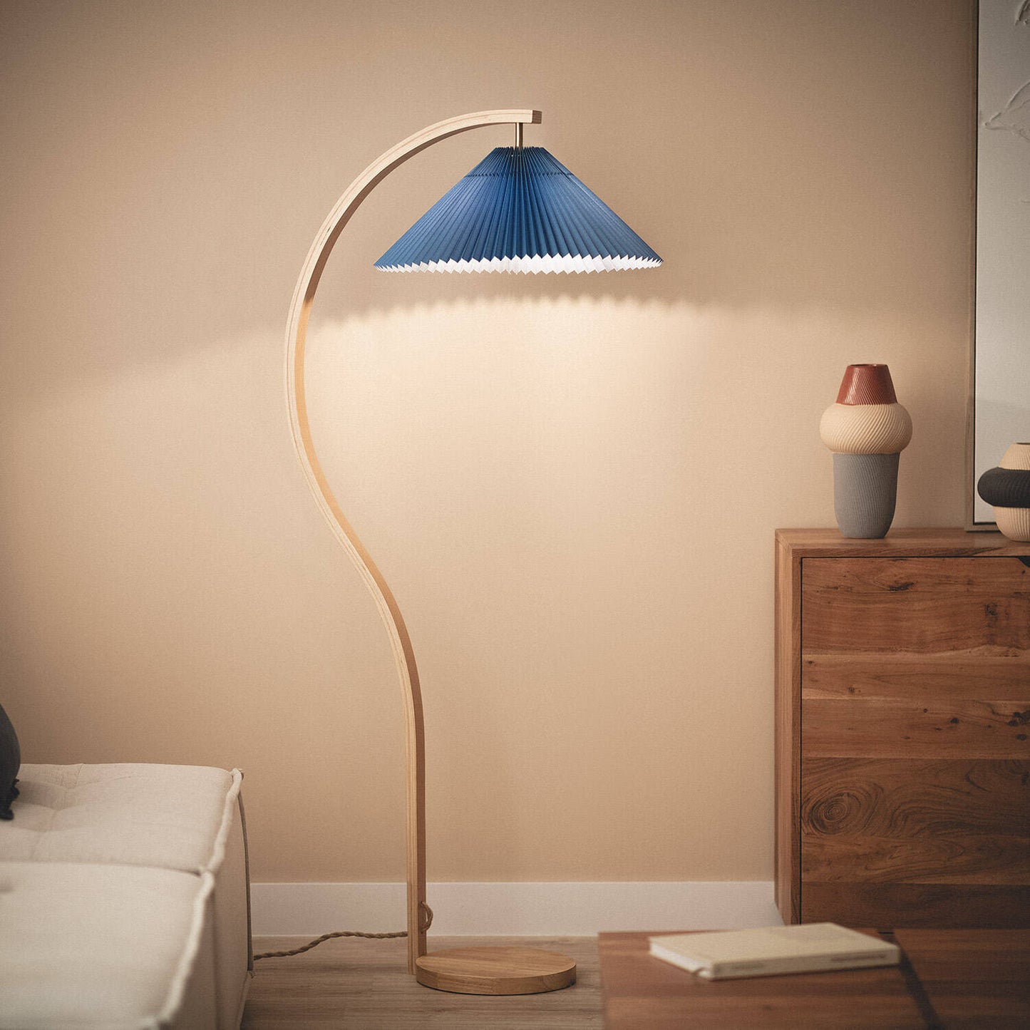 Lámpara de Pie Madera Luanda