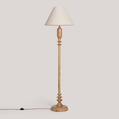 Lámpara de Pie Madera Meena ILUZZIA