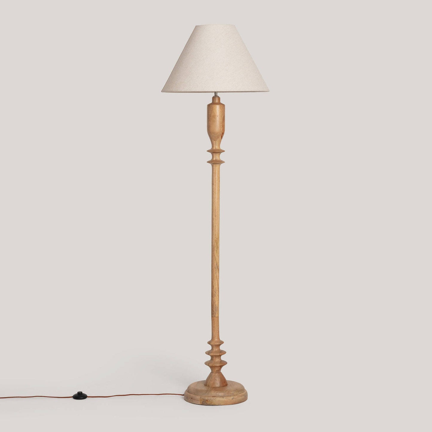 Lámpara de Pie Madera Meena ILUZZIA