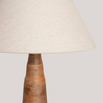 Lámpara de Pie Madera Zeil Rajesh ILUZZIA