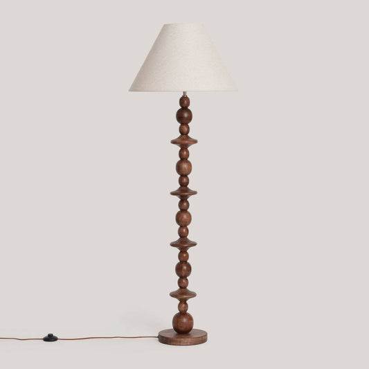 Lámpara de Pie Madera Tanish ILUZZIA