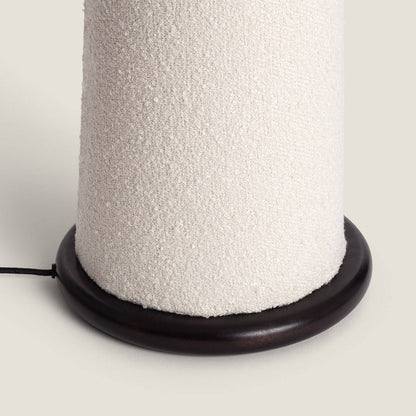 Lámpara de Pie Madera y Tela Lombe