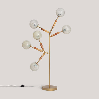 Lámpara de Pie Metal Cristal Routi  ILUZZIA