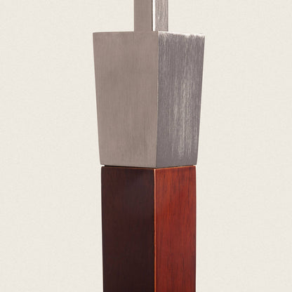 Lámpara de Pie Madera y Metal Lizza Piramis