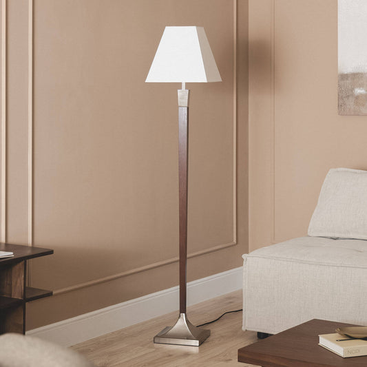 Lámpara de Pie Madera y Metal Lizza Piramis