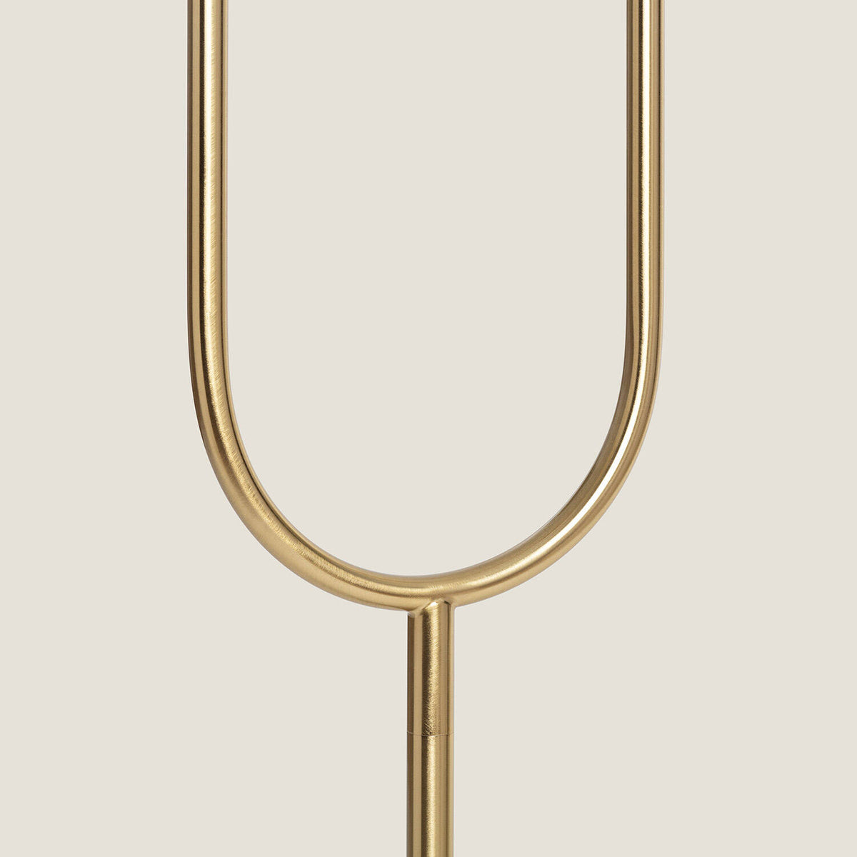 Lámpara de Pie Metal y Cristal Moonlight Brass 2 Focos
