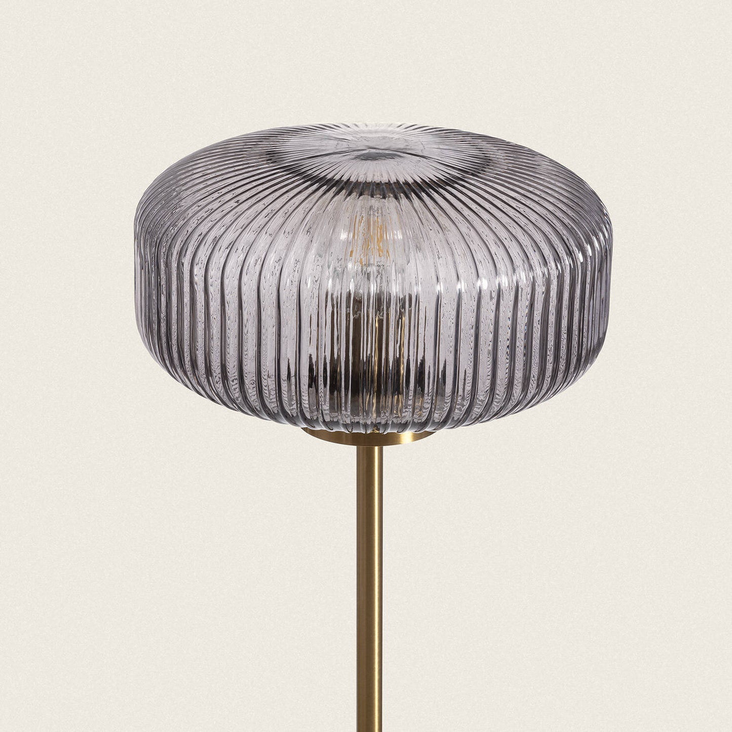 Lámpara de Pie Metal y Cristal Windsor