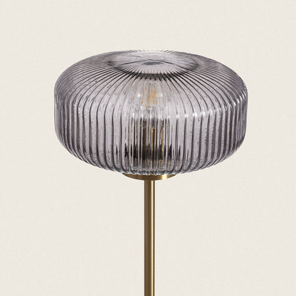 Lámpara de Pie Metal y Cristal Windsor