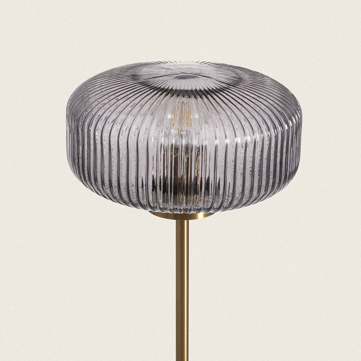 Lámpara de Pie Metal y Cristal Windsor