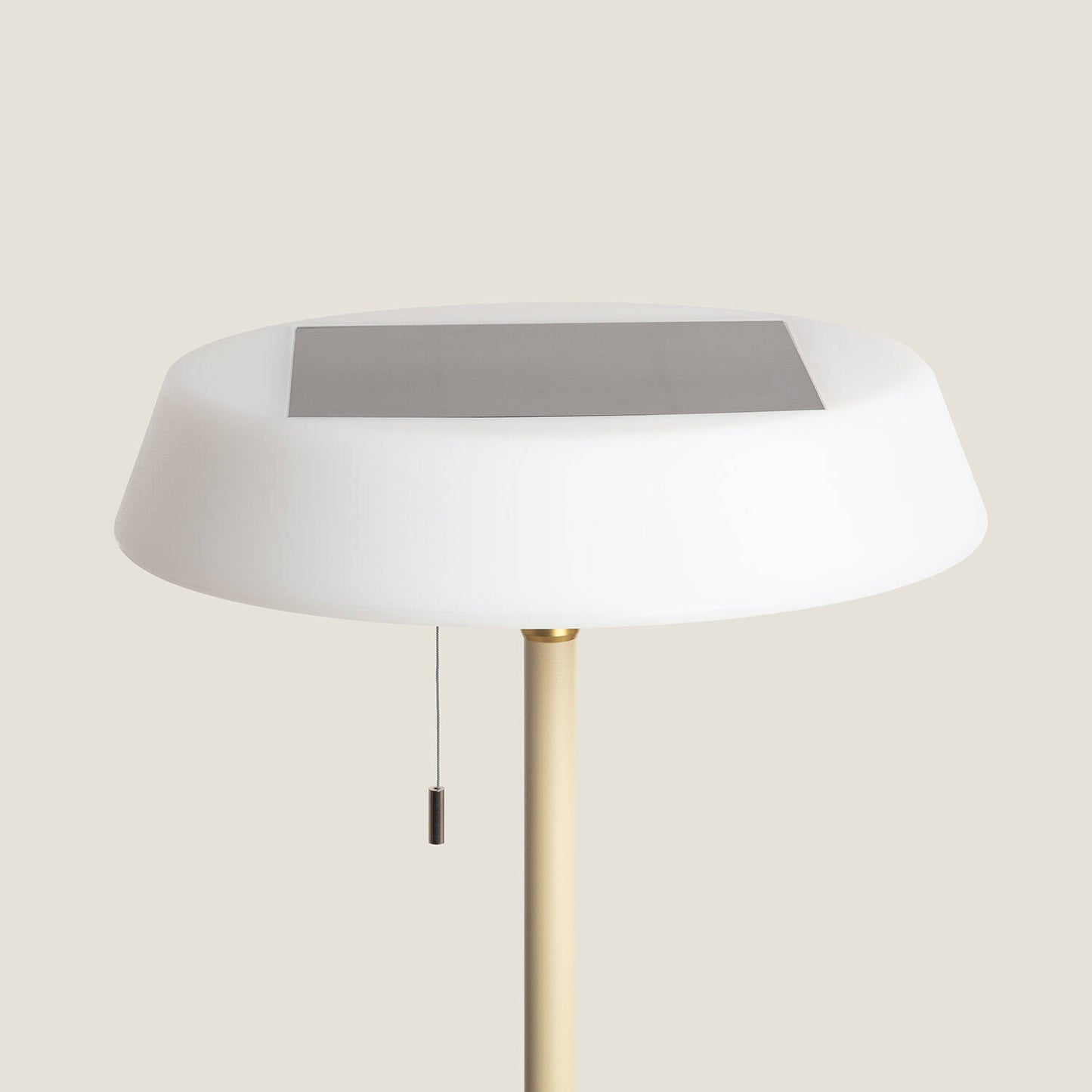 Lámpara de Pie Solar Exterior LED 2.6W Metal Aldana