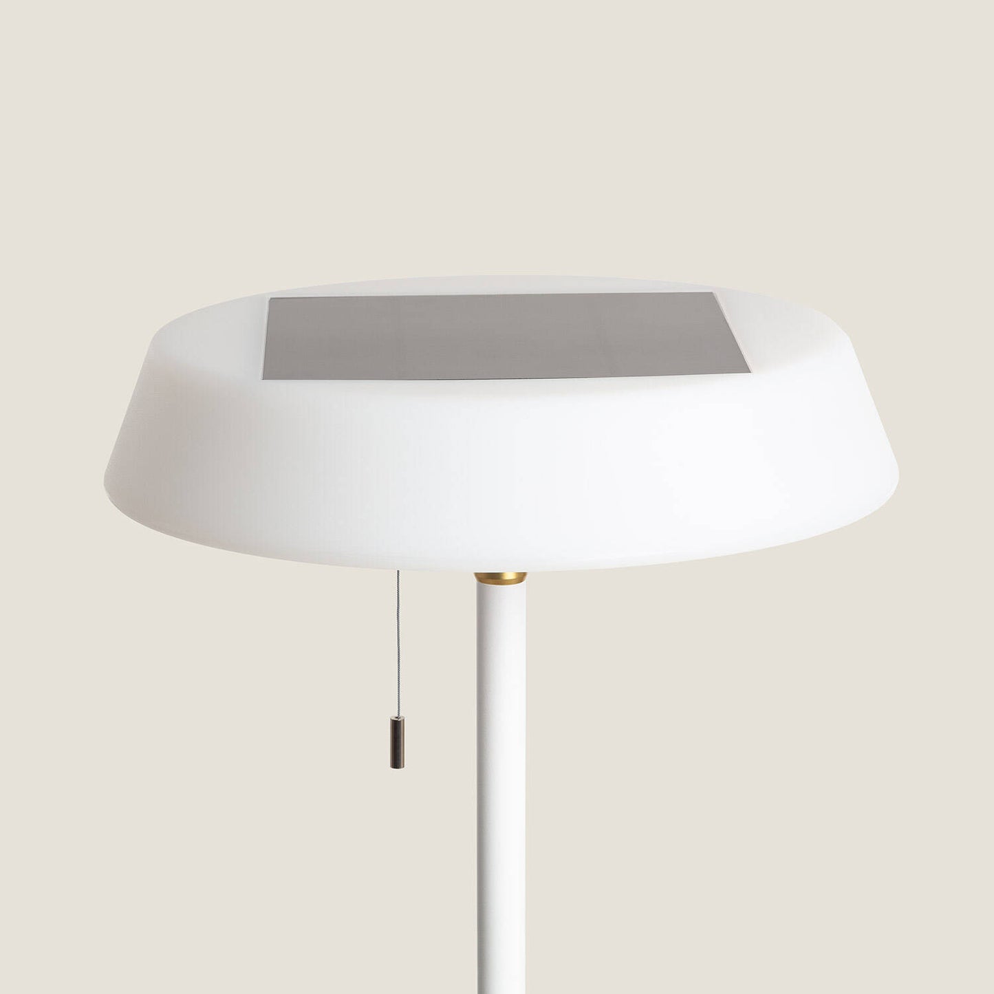 Lámpara de Pie Solar Exterior LED 2.6W Metal Aldana