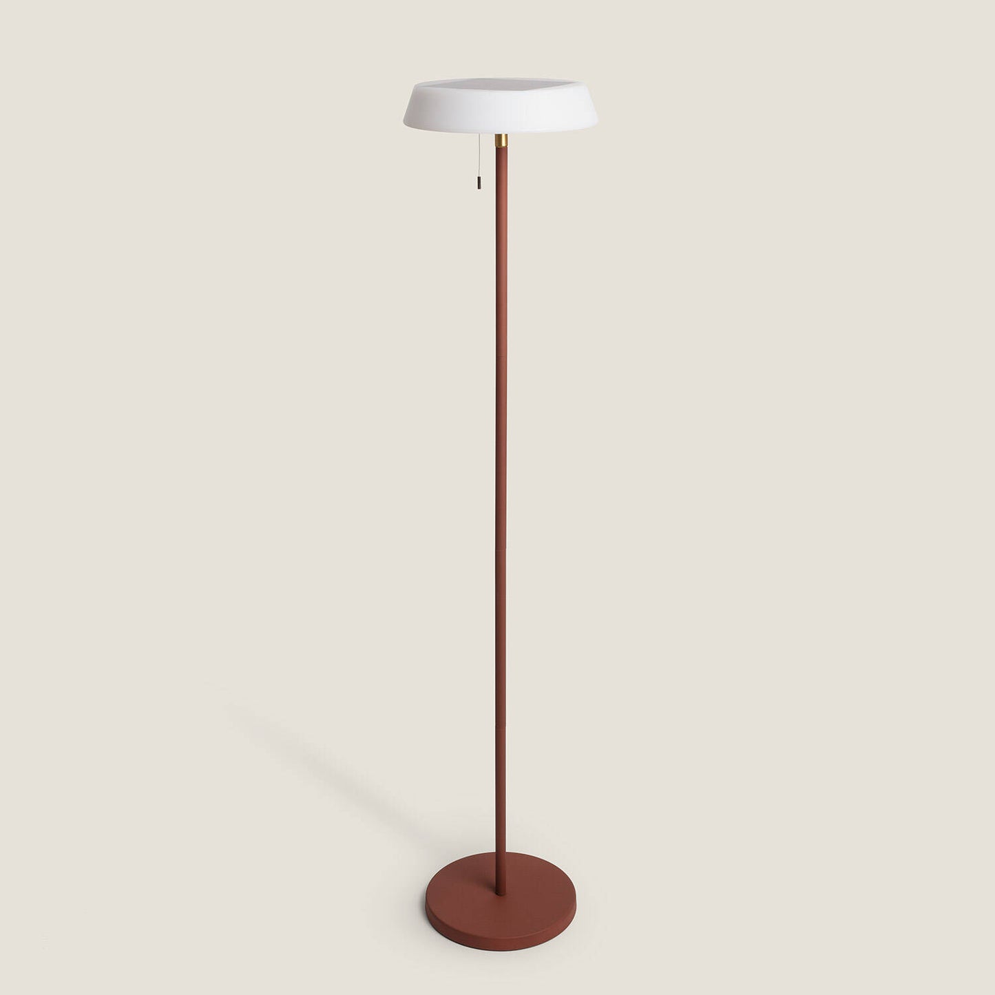 Lámpara de Pie Solar Exterior LED 2.6W Metal Aldana