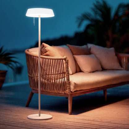 Lámpara de Pie Solar Exterior LED 2.6W Metal Aldana