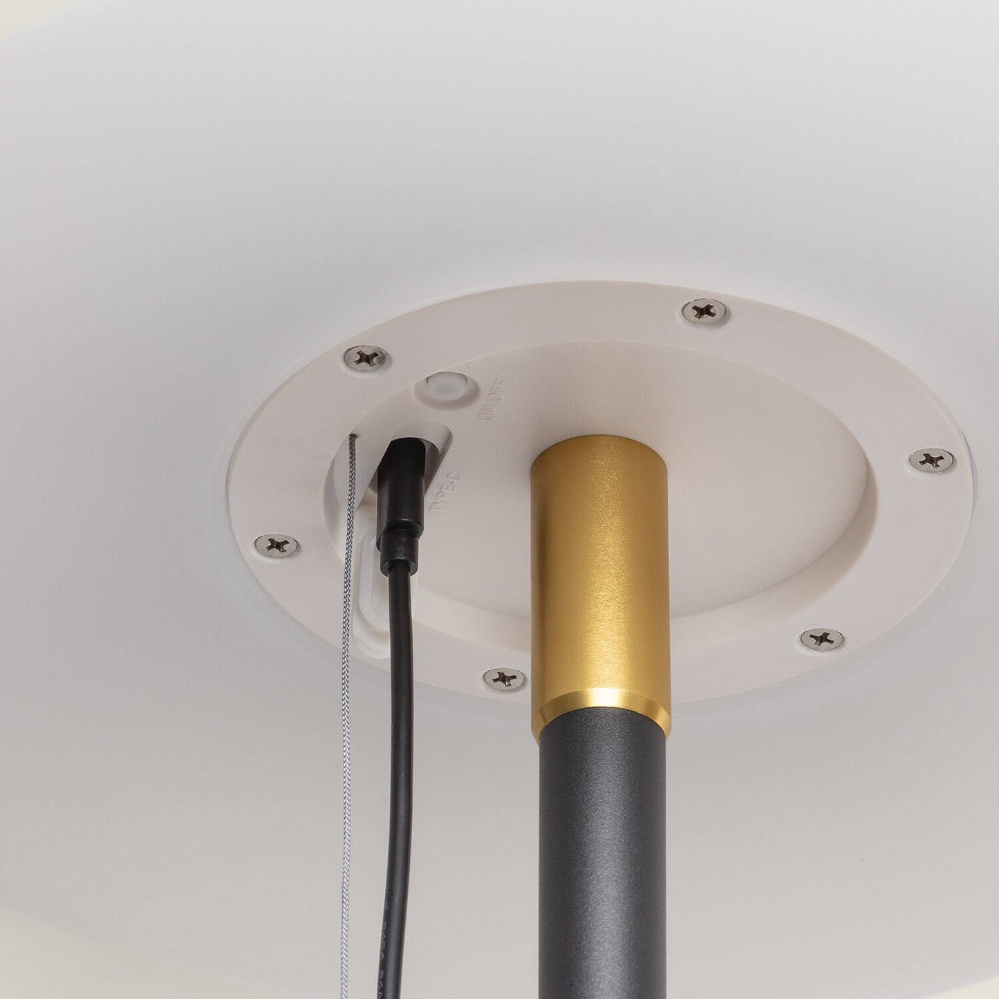 Lámpara de Pie Solar Exterior LED 2.6W Metal Aldana