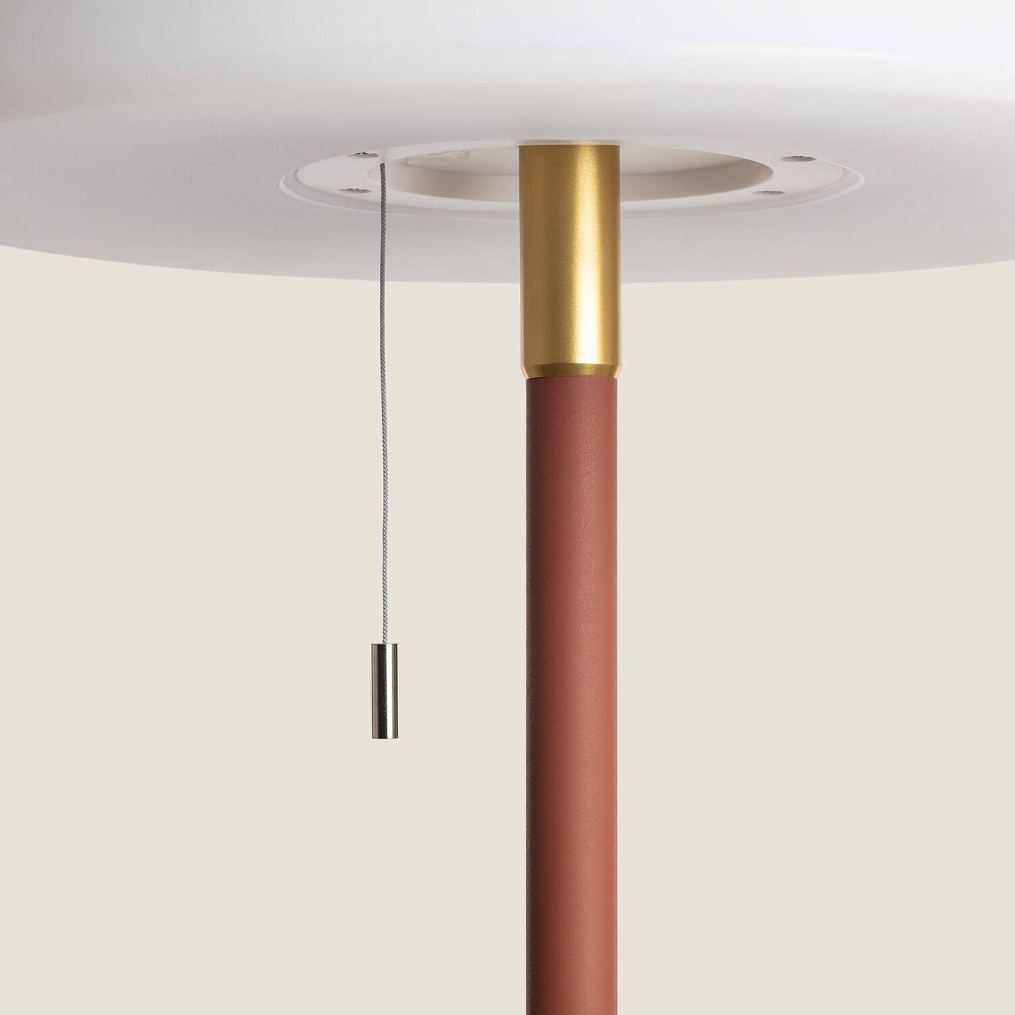 Lámpara de Pie Solar Exterior LED 2.6W Metal Aldana