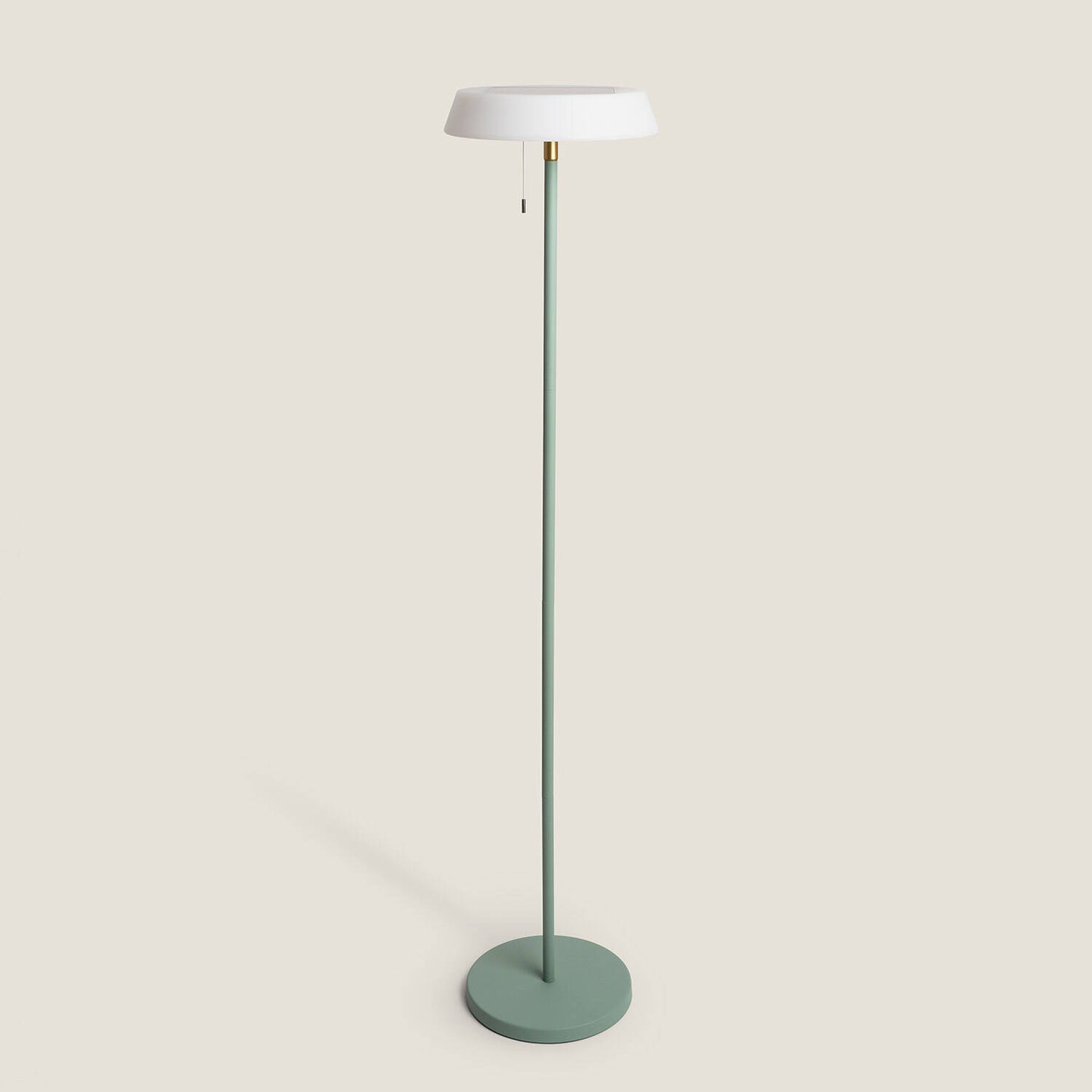 Lámpara de Pie Solar Exterior LED 2.6W Metal Aldana
