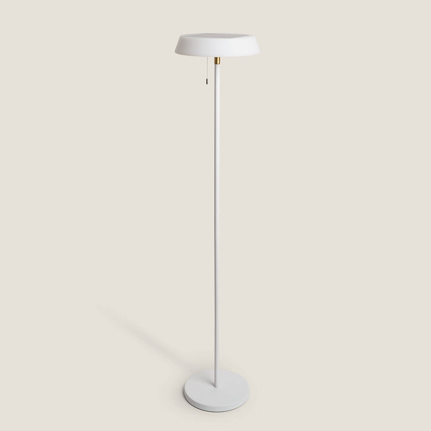 Lámpara de Pie Solar Exterior LED 2.6W Metal Aldana