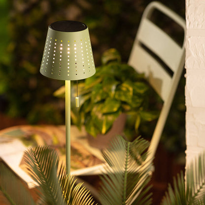 Lámpara de Pie Solar Exterior LED 3W Metal Banate