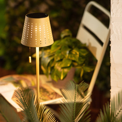Lámpara de Pie Solar Exterior LED 3W Metal Banate