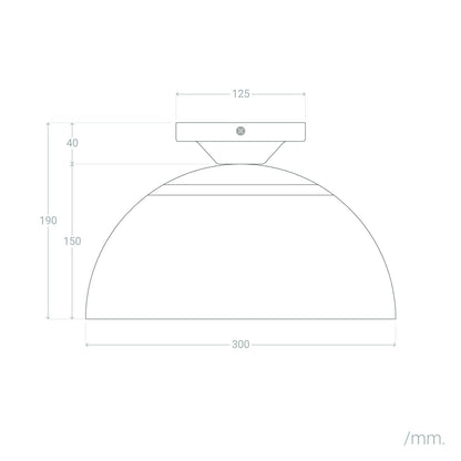 Lámpara de Techo Aluminio Deméter