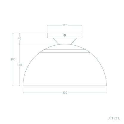 Lámpara de Techo Aluminio Deméter