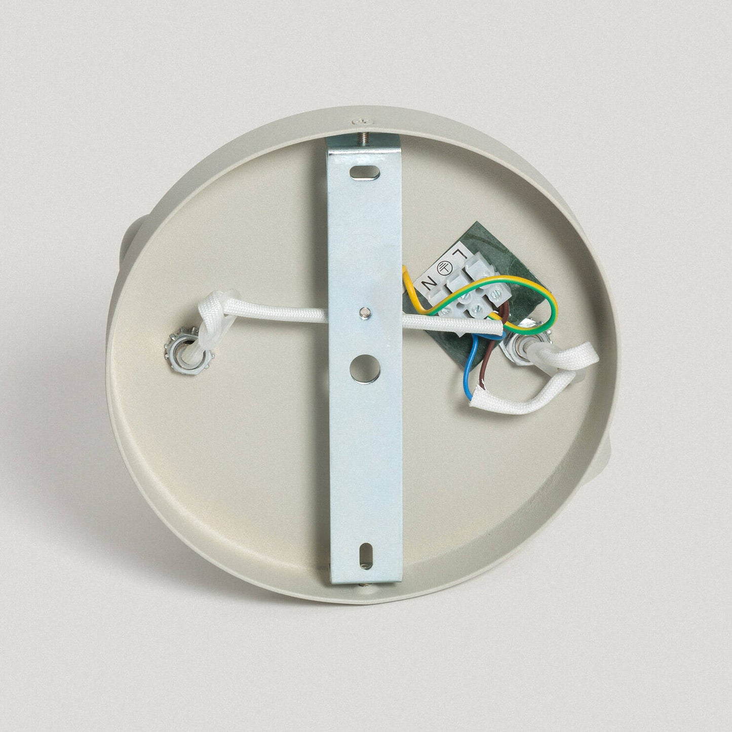 Lámpara de Techo Circular Orientable Aluminio 2 Focos Adrien