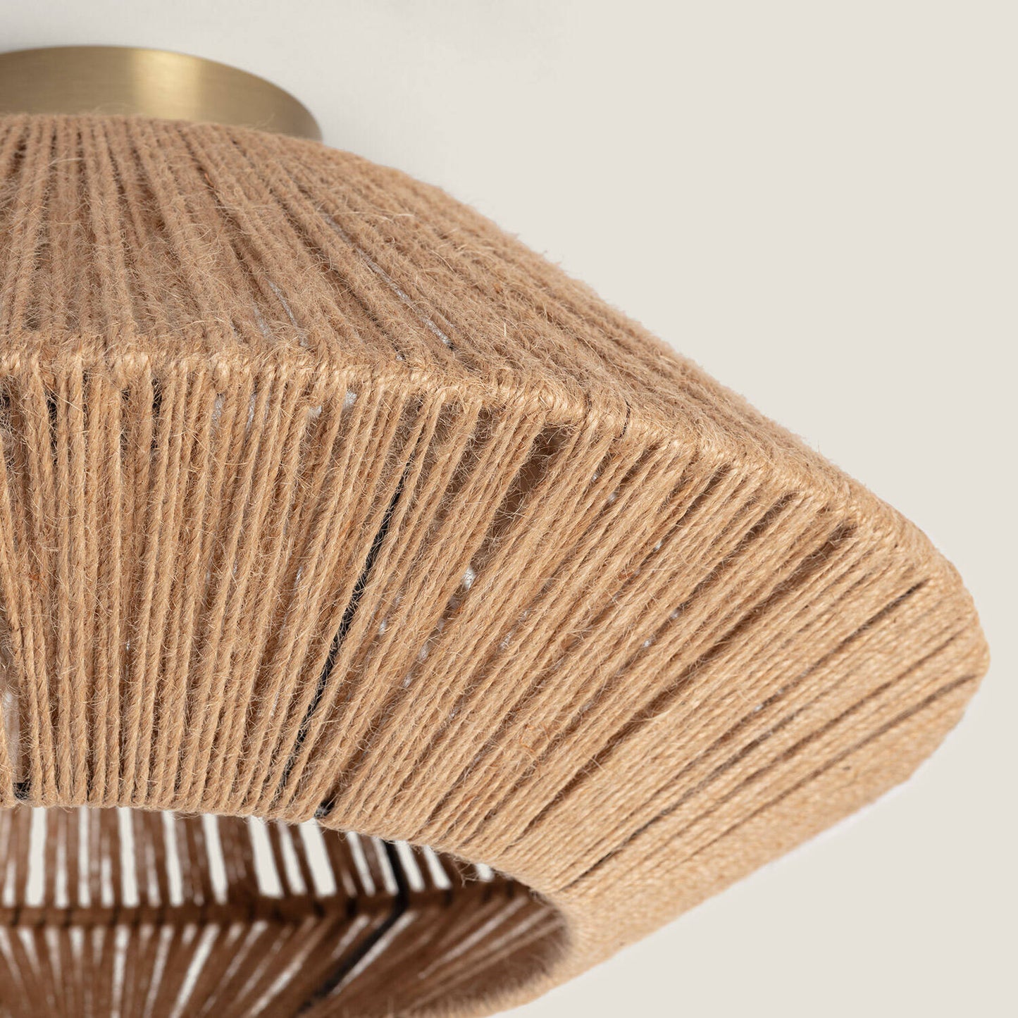 Lámpara de Techo Cuerda Natural Big Muitu Moksha