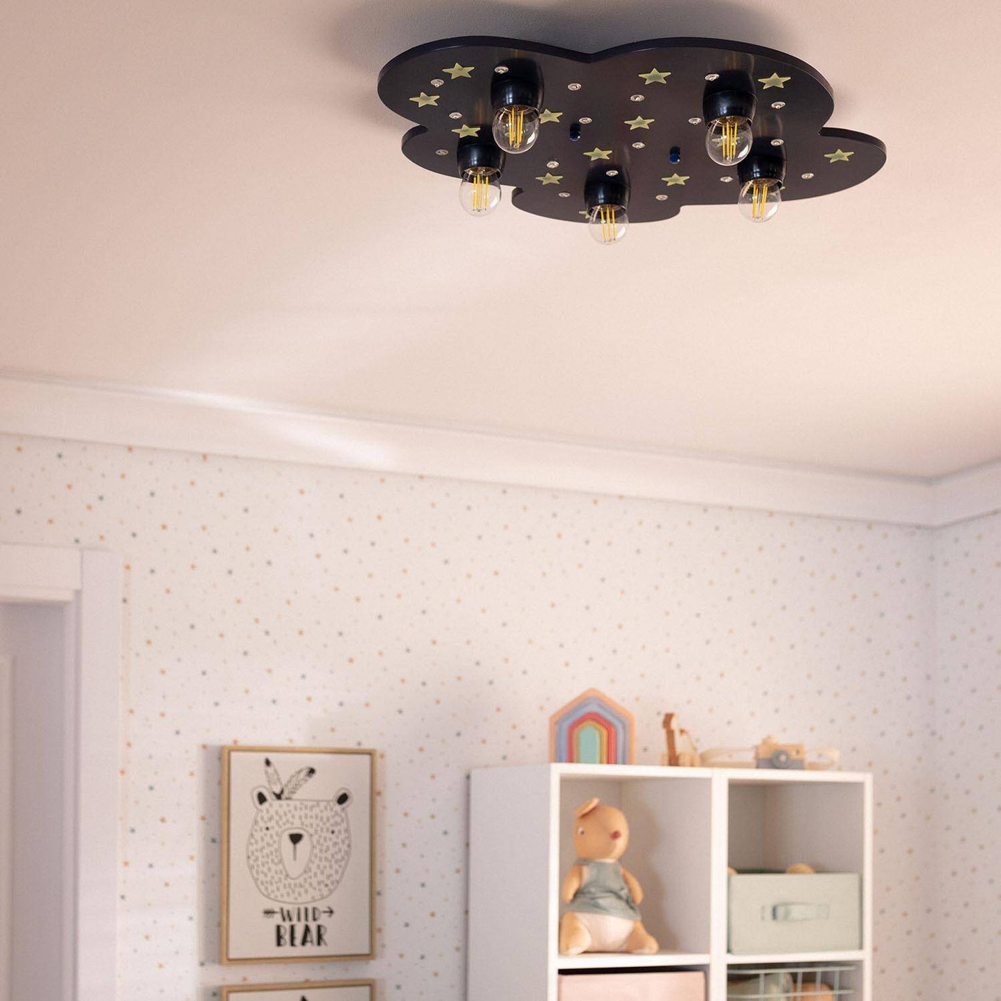 Lámpara de Techo Infantil Madera Cosmon