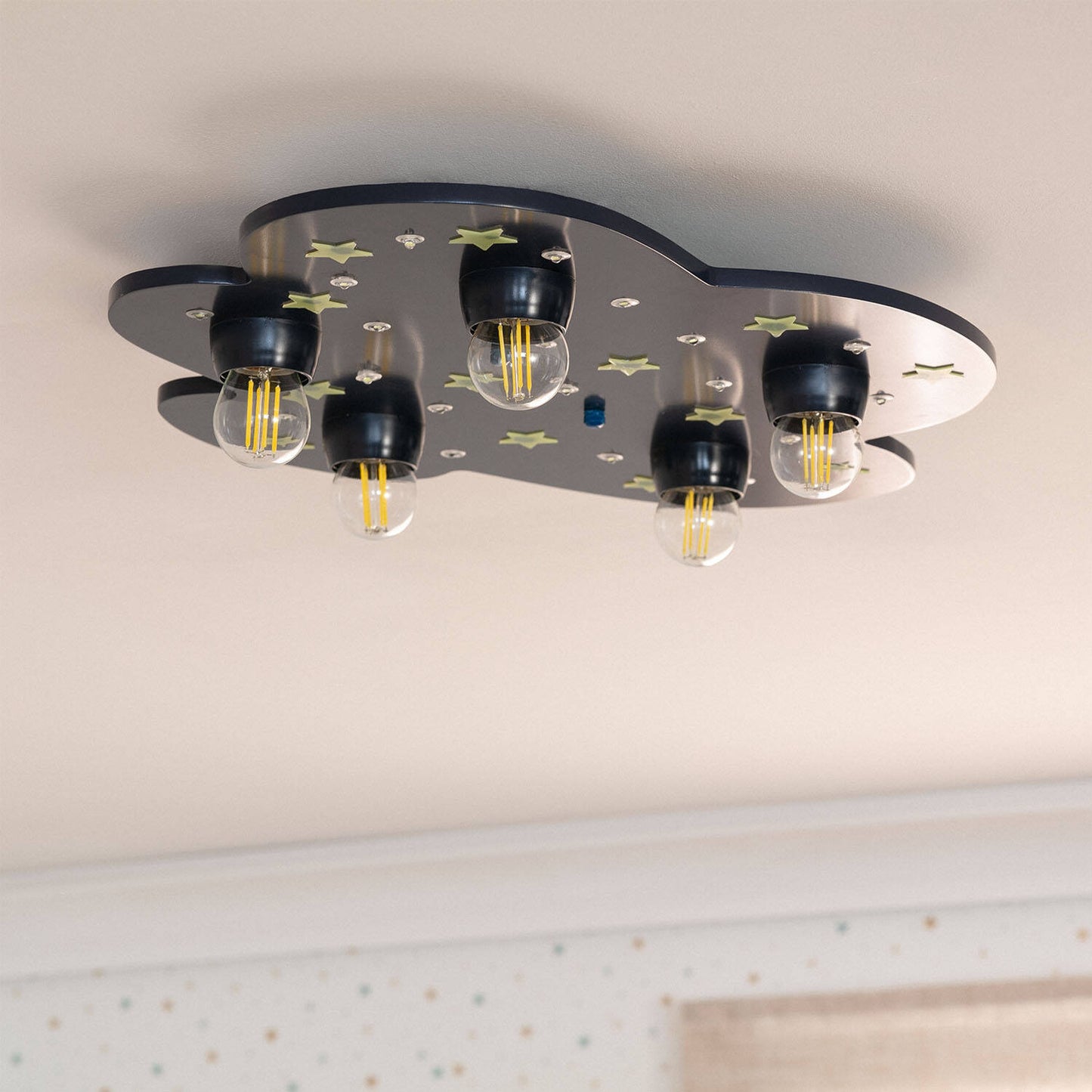Lámpara de Techo Infantil Madera Cosmon
