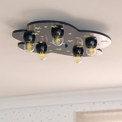Lámpara de Techo Infantil Madera Cosmon