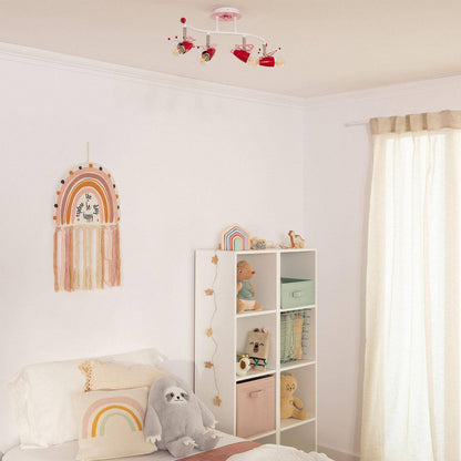 Lámpara de Techo Infantil Metal Papilio