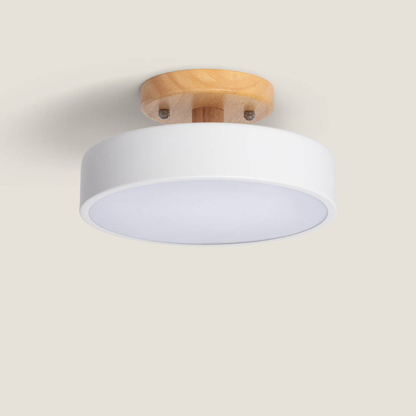 Lámpara de Techo LED 12W Madera y Aluminio CCT Seleccionable Whisty