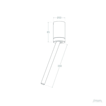 Lámpara de Techo LED 4W Aluminio Arwen